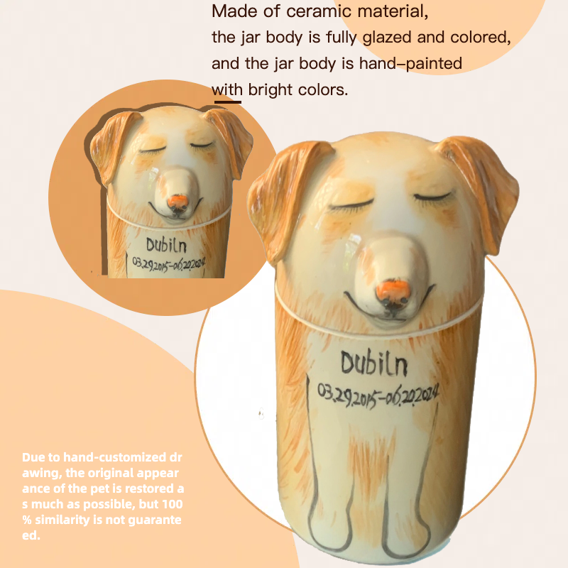 Pet urn dog